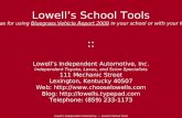 School Tools 2009
