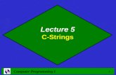 Computer Programming- Lecture 5