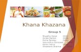 Business Analysis ppt on khana khazana