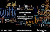 social media:  business as usual