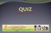 General Quiz for MBA-MCOM