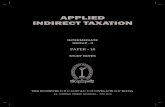Applied Indirect Taxation