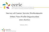 Survey of Career Service Professionals: Other non profit organization sector