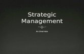 Strategic management overview