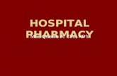 hospital pharmacy lecture