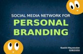 Social media network for personal branding