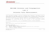 ME1300 Lab04 (FieldFox) Antenna Gain Measurement - V2.06