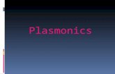 Plasmonics ppt