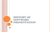 History of Software Presentation