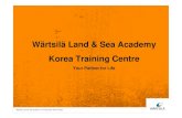 Wartsila Land & SEa Academy Korea Training Centre
