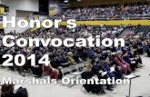 2014 honors convocation