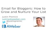 Email Marketing for Bloggers