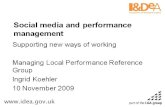 Performance management and social media in local government