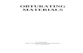 Obturation Materials