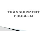 Transshipment Problem