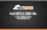 BigRock's Professional Website Design Service