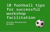 10 football tips for successful workshop facilitation