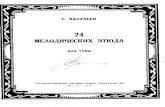 (Score) Vassilyev - Melodic Studies for Tuba