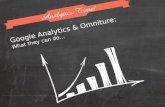 Google Analytics and Omniture