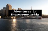 Adventures in Entrepreneurship