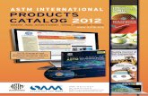ASTM Catalog 2012