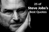 25 Of Steve Jobs’s Best Quotes