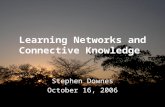 Learning Networks and Connective Knowledge