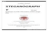 Steganography ProjectReport (Repaired)