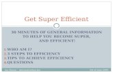Get Super Efficient - FOWA Bristol 2009