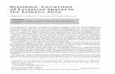 Diastema Correction of Excessive Spaces in the Esthetic Zone