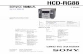 SONY service manual HCD RG88