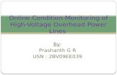 Online Condition Monitoring of High-Voltage Overhead Power Lines