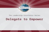 Delegate to Empower (Powerpoint)