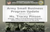 Veterans Initiative Panel: Army Small Business Program Update