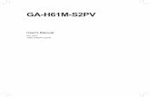 Mb Manual Ga-h61m-s2pv v2.0 e