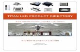 TITAN LED PRODUCT DIRECTORY