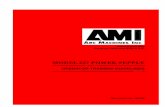 AMI Model 227 Power Supply Operator Training Guidelines