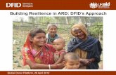 Iris Krebber of DFID__ Building resilience in ARD