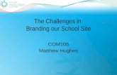 The Challenges In  Branding Our School Site