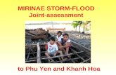 Mirinae Storm-flood Joint-assessment in Phu Yen and Khanh Hoa