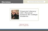 Financial Literacy 101: Personal Finance for College Students