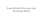 Lateral Earth Pressure Theories