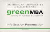 Green MBA Program Overview Presentation
