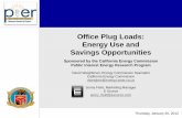 Office Plug Loads: Energy Use and Savings Opportunities