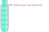 Hr audit scope and objective