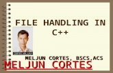 MELJUN CORTES File Handler C Lecture