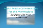 Social Media Conversations for the Marketplace
