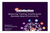 How To Measure and Track the Business Value of Community