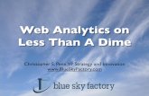 Web analytics on less than a dime