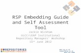 Embedding Repositories: The RSP Guide by Jackie Wickham